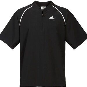 adidas Men's Triple Stripe Short Sleeve Batting Jacket NWT Sz M